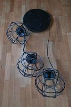 industriële hanglamp, Huis en Inrichting, Lampen | Hanglampen, Ophalen, Zo goed als nieuw, Metaal, 50 tot 75 cm