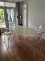 Kartell glossy ovale tafel, Ophalen, Zo goed als nieuw, Vijf personen of meer, Ovaal