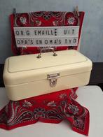 👌Super mooi gaaf met aluminium sluit rand & gouden biezen, Ophalen of Verzenden