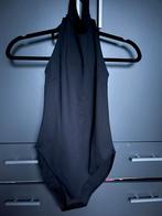 Zwarte body gedragen goede staat dames kleding open rug, Ophalen of Verzenden, Gedragen, River Island, Zwart