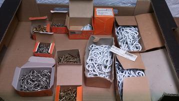 Schroefduimen schroefhaken messing nikkel epoxy beschikbaar voor biedingen