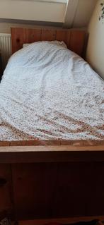 Steigerhouten bed 90200, Huis en Inrichting, Ophalen of Verzenden, Eenpersoons, Steigerhout, 90 cm