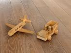 Houten speelgoed Juho Jussila, 70 er jaren, o.a. vliegtuig, Kinderen en Baby's, Speelgoed | Houten speelgoed, Ophalen of Verzenden