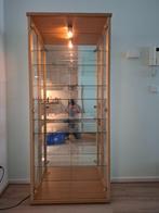 Vitrinekast, Huis en Inrichting, Kasten | Vitrinekasten, Ophalen, Glas, 50 tot 100 cm, Zo goed als nieuw