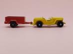 JEEP MET AANHANGER TUF TOTS JAREN60 IN NIEUWSTAAT ONBESPEELD, Hobby en Vrije tijd, Modelauto's | 1:87, Ophalen of Verzenden, Nieuw