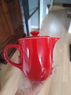Leuke theepot rood, Ophalen of Verzenden, Zo goed als nieuw