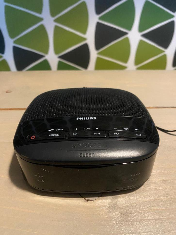 Philips wekkerradio, Witgoed en Apparatuur, Wekkers, Zo goed als nieuw, Digitaal, Ophalen of Verzenden