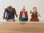 Disney Belle en Beest figuren mc Donald - 3 st. voor 5 euro, Verzamelen, Disney, Ophalen, Assepoester of Belle, Zo goed als nieuw