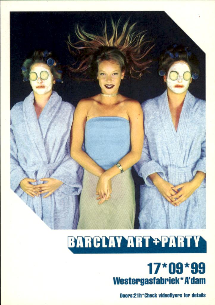 promotiekaart Barclay Art, westergasfabriek, Verzamelen, Verzenden, 1980 tot heden, Ongelopen, Overige thema's