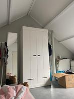 Kledingkast WOOOD 2-deurs met planken en hanggedeelte, Ophalen, Merk WOOOD, Gebruikt, 50 tot 100 cm