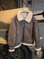 Vintage lammy coat - shearling - pilotenjas XL, Ophalen of Verzenden, Gedragen, Maat 56/58 (XL), Bruin