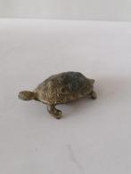 vintage koperen doosje in de vorm van een schildpad izgst, Antiek en Kunst, Ophalen, Koper