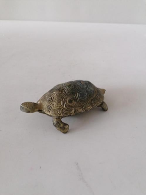 vintage koperen doosje in de vorm van een schildpad izgst, Antiek en Kunst, Antiek | Koper en Brons, Koper, Ophalen