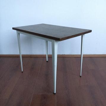 Industrieel design jaren 50 bijzettafel Auping palissander beschikbaar voor biedingen