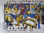 Herman Brood poster Dizzy bij Chat Baker, Ophalen