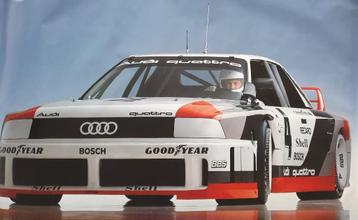Poster Audi Quattro - 1988 beschikbaar voor biedingen