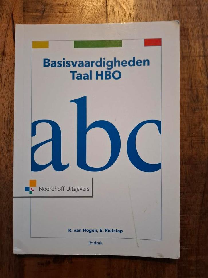 Basisvaardigheden Taal HBO - Noordhoff Uitgevers, Boeken, Studieboeken en Cursussen, Zo goed als nieuw, HBO, Ophalen