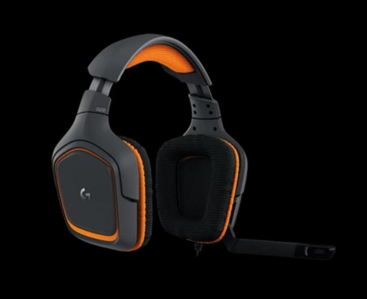 Logitech G231 Prodigy Headset, Computers en Software, Headsets, Zo goed als nieuw, Over-ear, Bedraad, Gaming headset, Inklapbare microfoon