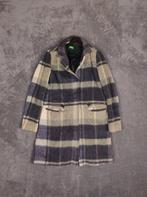 United Colors Of Benetton Jas Wol Mohair 44 Donkerblauw, Blauw, Maat 42/44 (L), Ophalen of Verzenden, Zo goed als nieuw