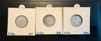 1/2 guldens 1921-1930 set van 3 stuks, Ophalen, ½ gulden, Setje, Zilver