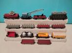 14 delig kavel marklin locomotieven , kraan en wagons, Hobby en Vrije tijd, Wisselstroom, Gebruikt, Treinset, Ophalen of Verzenden
