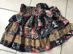 Lief zijde Rokje met banen mt 36, Ophalen of Verzenden, Zo goed als nieuw, Maat 36 (S), Boven de knie