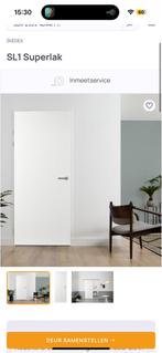 Svedex SL1 witte binnendeur met krasvaste superlak, Ophalen, Minder dan 80 cm, Binnendeur, Nieuw