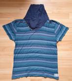 Groen, blauw gestreept shirt v Cult Edition maat XL met kol., Kleding | Heren, T-shirts, Cult Edition, Blauw, Maat 56/58 (XL)