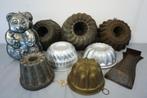 Vintage bakvormen van metaal, aluminium en koper uniek deco, Ophalen of Verzenden, Gebruikt, Taarten of Cupcakes, Versiering