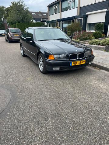 BMW 3-Serie 1.8 TI 318 Compact AUT 1995 Zwart, 2 Eigenaren beschikbaar voor biedingen