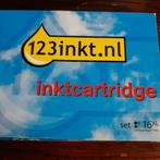 🖨️Nieuw: Epson cartridges 16XL T1636 multipack (4)🏷️€35,-, Ophalen of Verzenden, Nieuw, Cartridge, 123inkt.nl