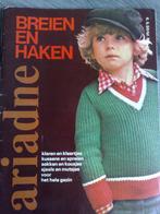 Tijdschrift: Ariadne breien en haken Voor het hele gezin, Verzenden, Zo goed als nieuw, Breien of Haken, Patroon of Boek
