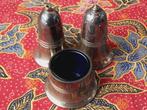 Mooi oud silverplate peper, zout en mosterd uit Engeland., Antiek en Kunst, Ophalen of Verzenden