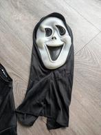 Scream kostuum met masker en handschoenen - gratis afhalen!, Ophalen, Zo goed als nieuw, 146 t/m 152, Jongen of Meisje