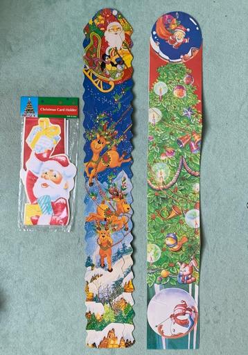 3 Kerstkaartemhouders Kerstman Rendier Kerstboon Kerstkaart beschikbaar voor biedingen