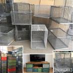 Opbergmanden Draadmanden Industriële Manden Stapelbak AKTIE, Ophalen of Verzenden, Metaal