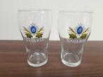 2 BAVARIA bierglazen, Ophalen of Verzenden, Zo goed als nieuw, Glas of Glazen, Bavaria