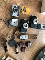Lot met oude Agfa fototoestellen,meters en Zeiss Ikon lenzen, Ophalen of Verzenden, Fototoestel