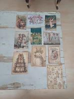 Brocante handgemaakte kerst kaarten Set 3, Antiek en Kunst, Curiosa en Brocante, Ophalen of Verzenden