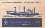 SMN Stoomvaart Maatschappij NL Amsterdam - ms Karachi, Verzamelen, Ophalen