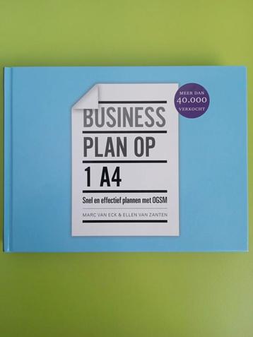 Marc van Eck & Ellen van Zanten - Businessplan op 1 A4