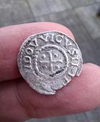 Karolingische denarius 814-840 AD, Verzenden, Frankrijk, Losse munt, Zilver
