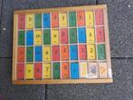Houten letter en cijferdoos, Kinderen en Baby's, Ophalen, Zo goed als nieuw, Rekenen