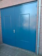 Houten Garagedeuren - 2 stuks - 235x245 cm, Ophalen, Gebruikt, 225 cm of meer, Overige typen