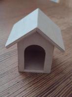 houten hondenhok EM 9410 / poppenhuisminiatuur, Ophalen, Nieuw, Gebruiksvoorwerp