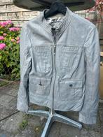 Grijs ( schaap) leren jasje Esprit mt L, Kleding | Dames, Jassen | Zomer, Esprit, Ophalen of Verzenden, Zo goed als nieuw, Grijs