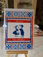 Kaartje groeten uit Holland boer en boerin op klompen, Ophalen of Verzenden, Nieuw, Overige thema's