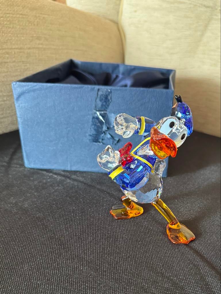 Donald en Katrien Duck  swarovski, Ophalen, Zo goed als nieuw, Figuurtje