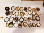 Partij Horloge’s div merken 32 stuks totaal werking onbekend, Ophalen of Verzenden, Gebruikt, Staal, Overige merken