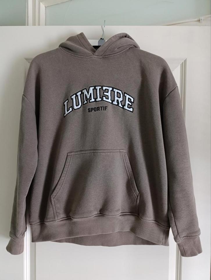 Lumi3re Lumière sportif hoodie heren dames unisex maat S, Kleding | Heren, Truien en Vesten, Nieuw, Maat 46 (S) of kleiner, Grijs